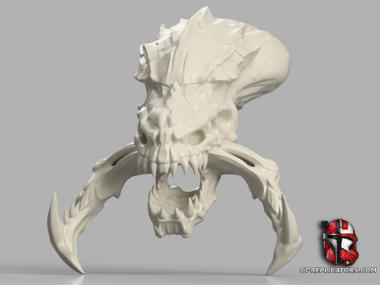 STL 3D Print FIles  Starcraft Brood War - Hydralisk Skull trophy 1:1 Scale