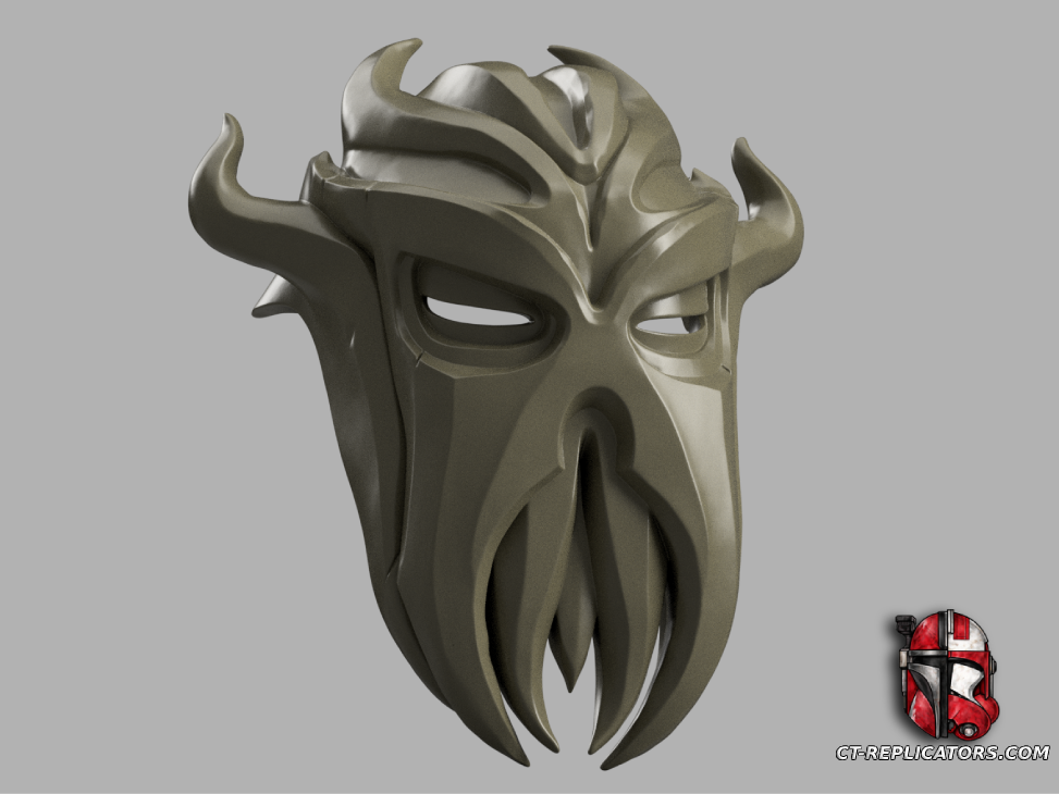 STL 3D Print FIles Elder Scrolls Skyrim Miraak Dragon Priest Mask Cosplay 1:1 Replica