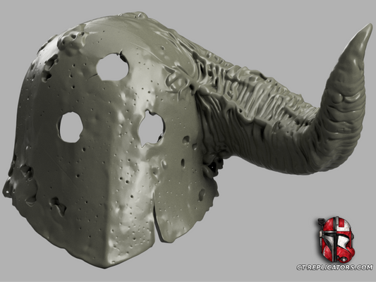 STL 3D Print Files AOS PUTRID BLIGHTKING HELMET 1:1 Cosplay Replica