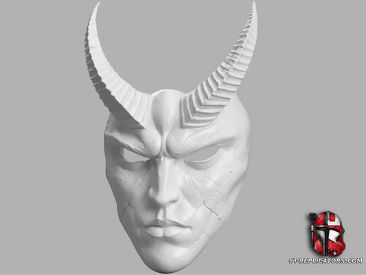 STL 3D Print Files Aeldari Harlequin Mask 1:1 Cosplay Replica