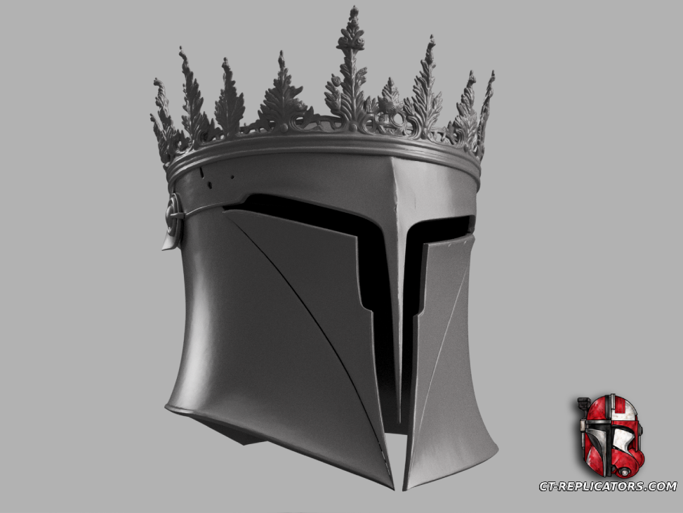 STL 3D Print Files Fallen King Knight Helmet Dark Fantasy 1:1 Cosplay Replica