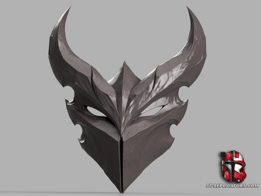 STL 3D Print Files Infernal SHEN mask - League Of Legends Cosplay 1:1 Replica