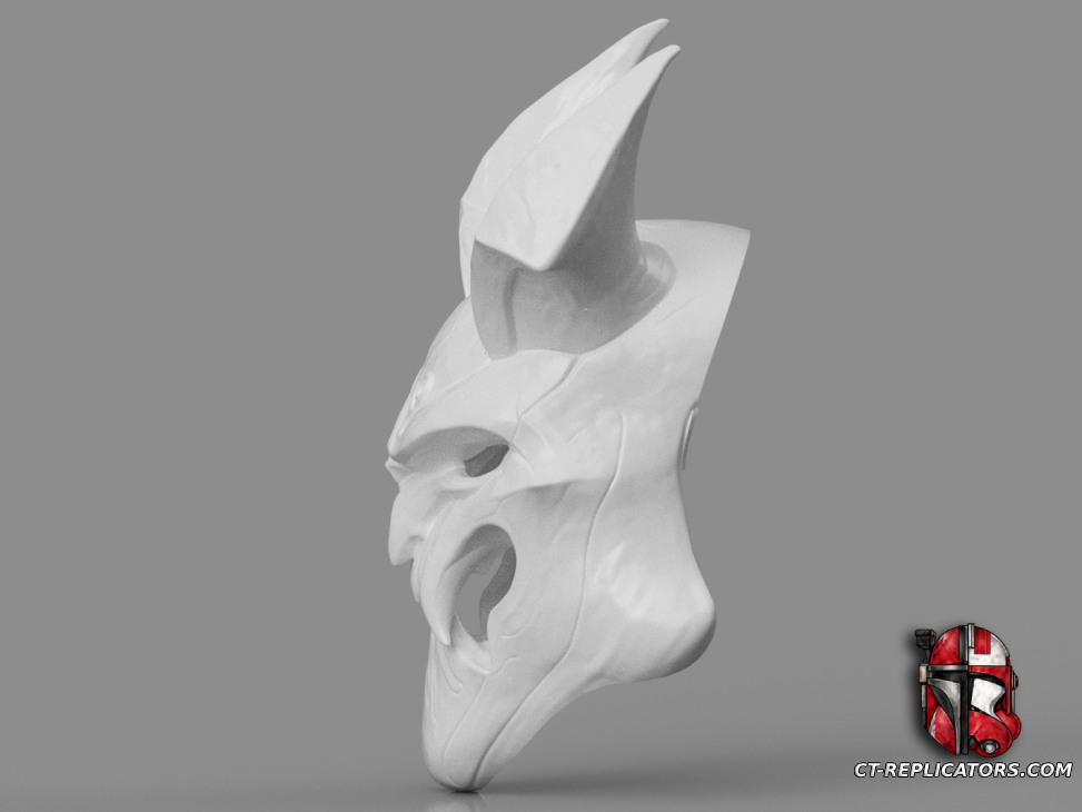 STL 3D Print Files Blood Moon SHEN mask - League Of Legends Cosplay 1:1 Replica