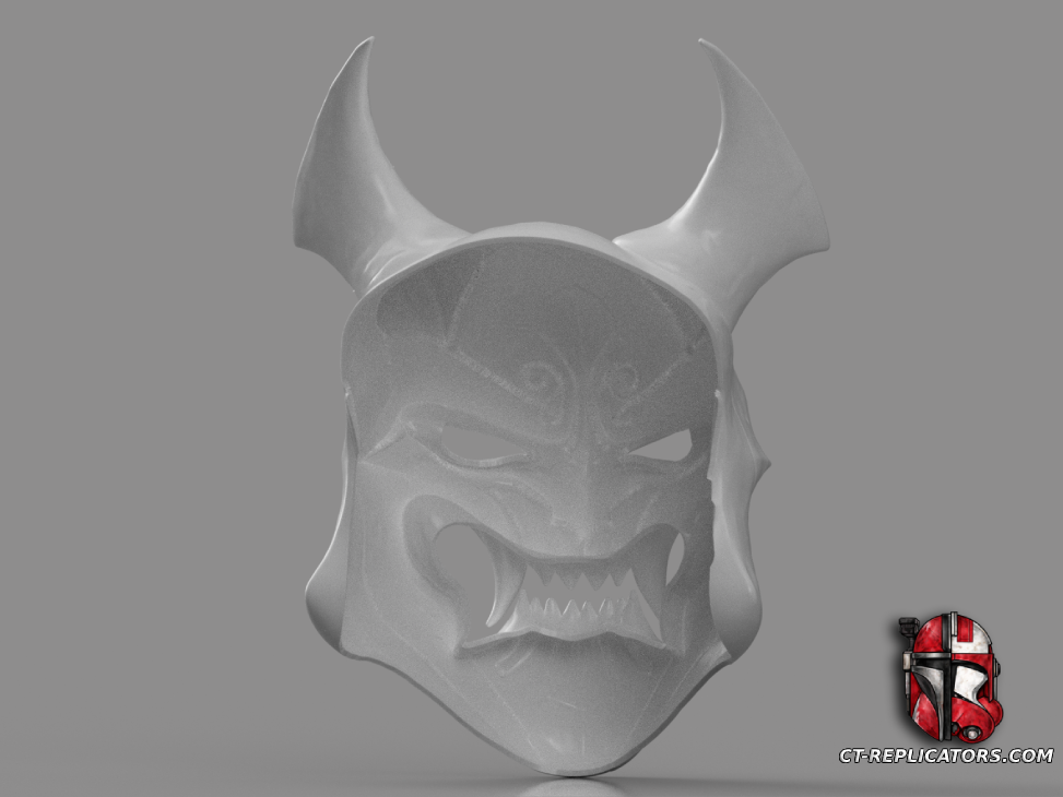 STL 3D Print Files Blood Moon SHEN mask - League Of Legends Cosplay 1:1 Replica