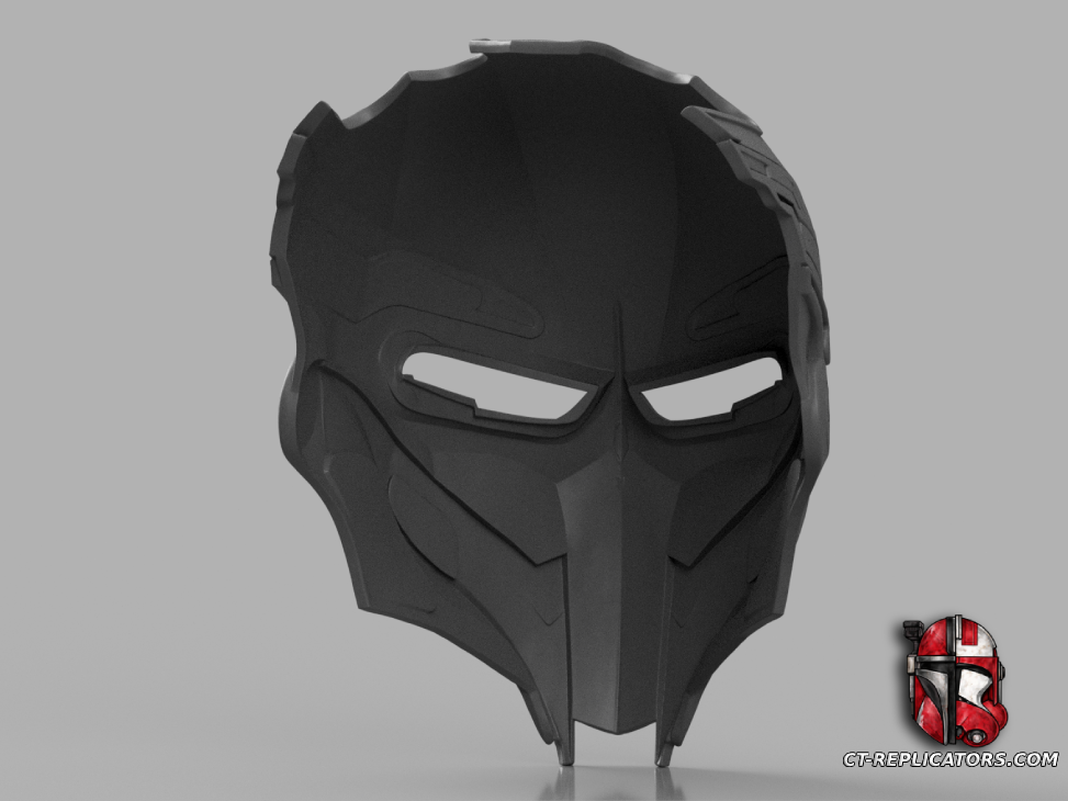 STL 3D Print Files BAD LANDS Dek Predator Bio Mask (Helmet) Cosplay 1:1 Replica