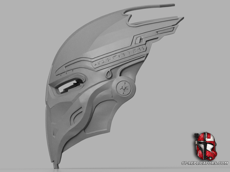 STL 3D Print Files BAD LANDS Dek Predator Bio Mask (Helmet) Cosplay 1:1 Replica