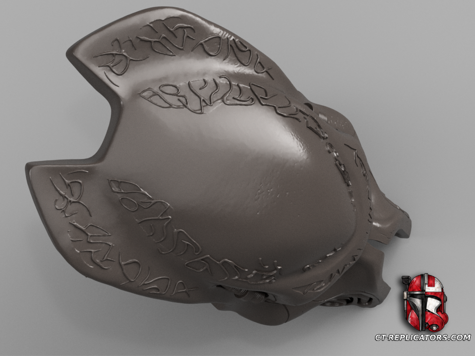STL 3D Print Files Eldar Ancient Ceremonial Predator Bio Mask (Helmet) Cosplay 1:1 Replica