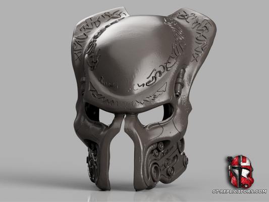 STL 3D Print Files Eldar Ancient Ceremonial Predator Bio Mask (Helmet) Cosplay 1:1 Replica