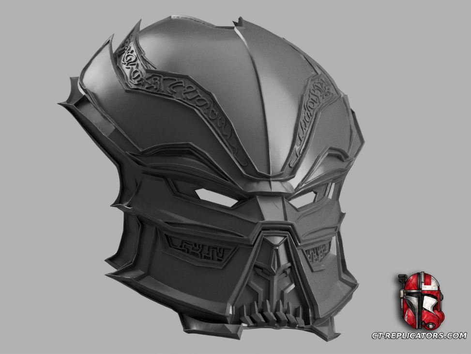 STL 3D Print Files BAD LANDS Father Concept 01 Predator Bio Mask (Helmet) Cosplay 1:1 Replica