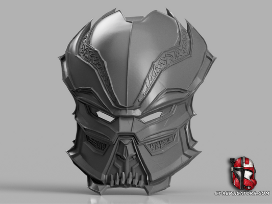 STL 3D Print Files BAD LANDS Father Concept 01 Predator Bio Mask (Helmet) Cosplay 1:1 Replica