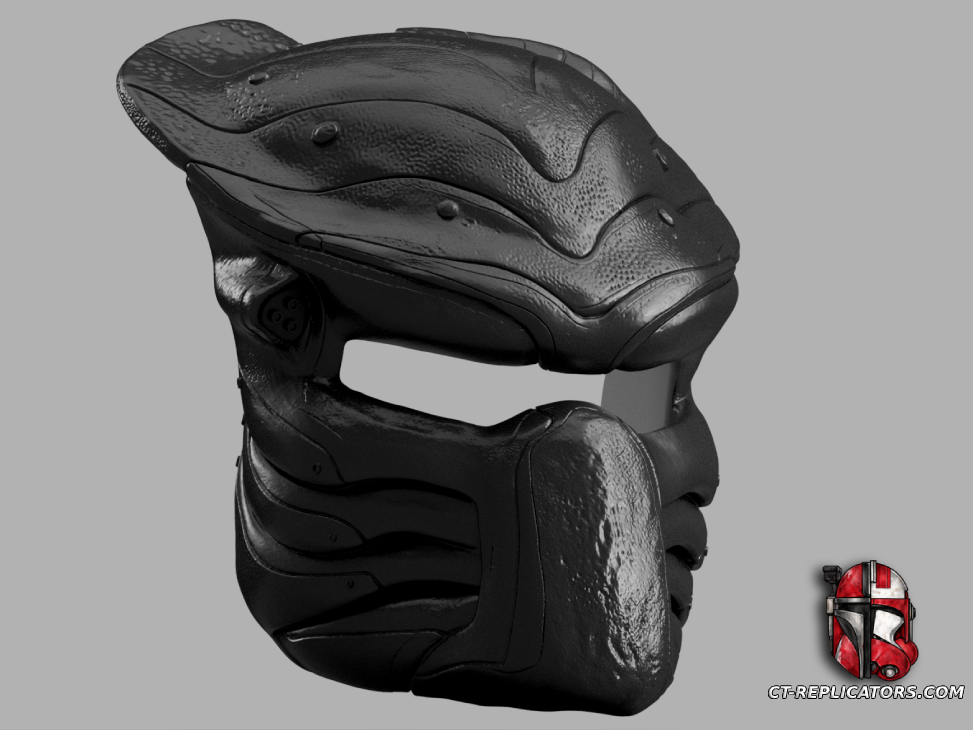 STL 3D Print Files Chopper Predator Bio Mask (Helmet) Cosplay 1:1 Replica