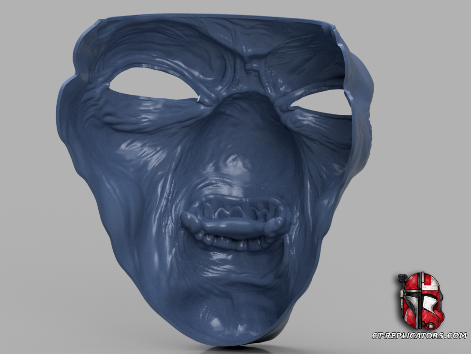 STL 3D Print FIles Star Wars Cad Bane Face Book Of The Boba Fett 1:1 Cosplay Replica