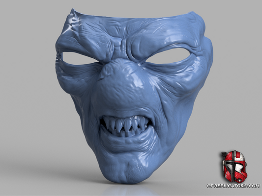 STL 3D Print FIles Star Wars Cad Bane Face Book Of The Boba Fett 1:1 Cosplay Replica