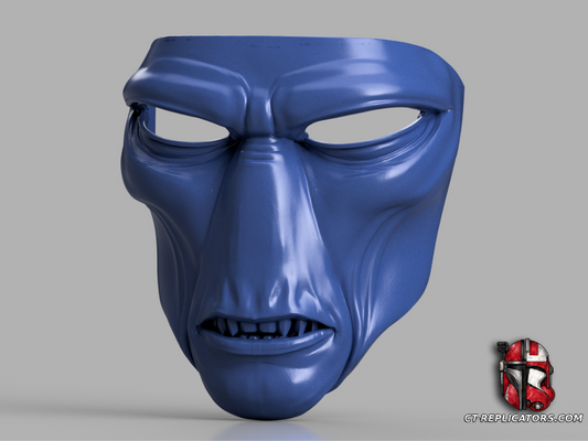 STL 3D Print Files Star Wars Cad Bane Face Clone Wars TCW 1:1 Cosplay Replica
