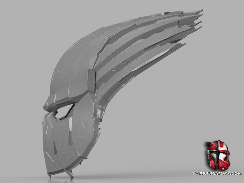 STL 3D Print Files BAD LANDS Father Concept 09 Predator Bio Mask (Helmet) Cosplay 1:1 Replica