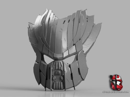 STL 3D Print Files BAD LANDS Father Concept 09 Predator Bio Mask (Helmet) Cosplay 1:1 Replica