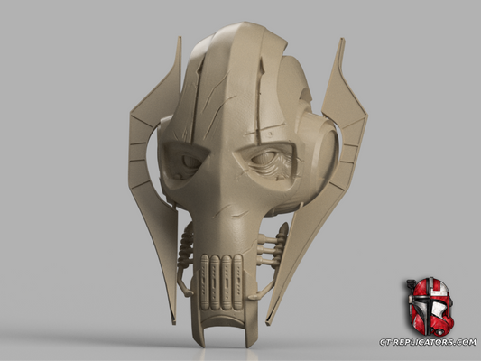 STL 3D Print Files General Grievous ROTS Star Wars Head 1:1 Scale