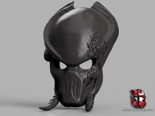 STL 3D Print Files Predators Tracker Predator Bio Mask (Helmet) Cosplay 1:1 Replica