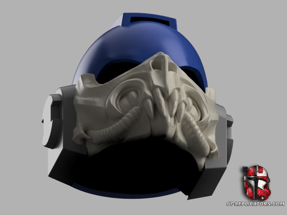 Night Lord Space Marine Helmet MK6 Veteran 1:1 Replica Cosplay