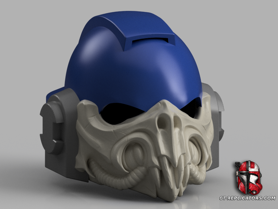 Night Lord Space Marine Helmet MK6 Veteran 1:1 Replica Cosplay