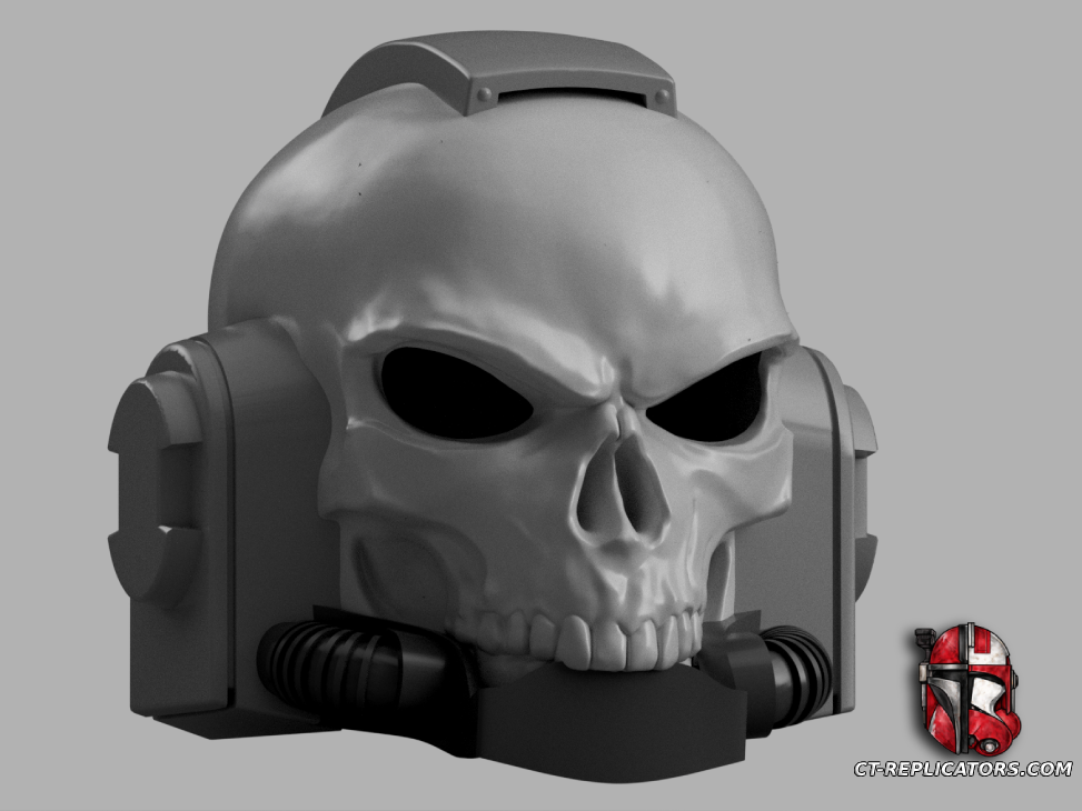 Executioners Death-Speaker Chaplain MK7 Space Marine Helmet 1:1 Cosplay Replica
