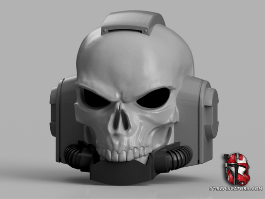 STL 3D Print FIles Executioners Death-Speaker Chaplain MK7 Space Marine Helmet 1:1 Cosplay Replica