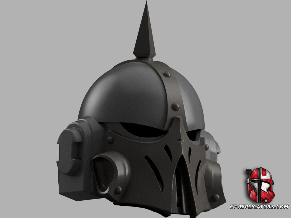 Death Guard Sollan Gath MK3 Space Marine Helmet 1:1 Cosplay Replica