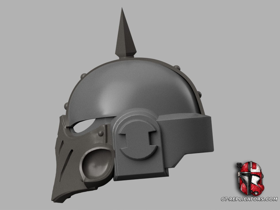 Death Guard Sollan Gath MK3 Space Marine Helmet 1:1 Cosplay Replica