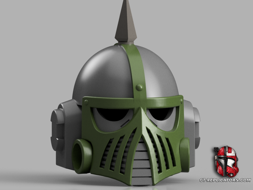 Death Guard MK3 Korpus-Pattern Space Marine Helmet 1:1 Cosplay Replica