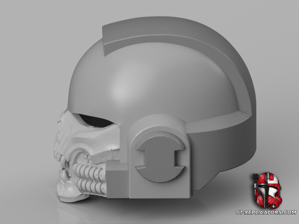 Iron Warriors Chaplain Space Marine Helmet 1:1 Cosplay Replica