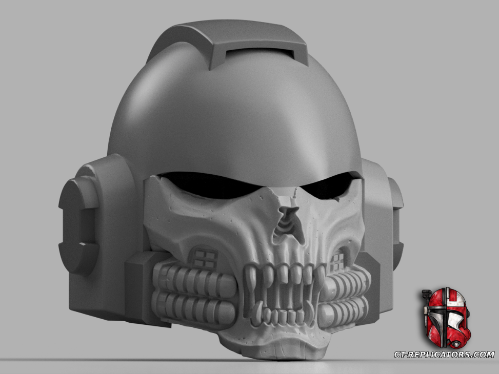 Iron Warriors Chaplain Space Marine Helmet 1:1 Cosplay Replica