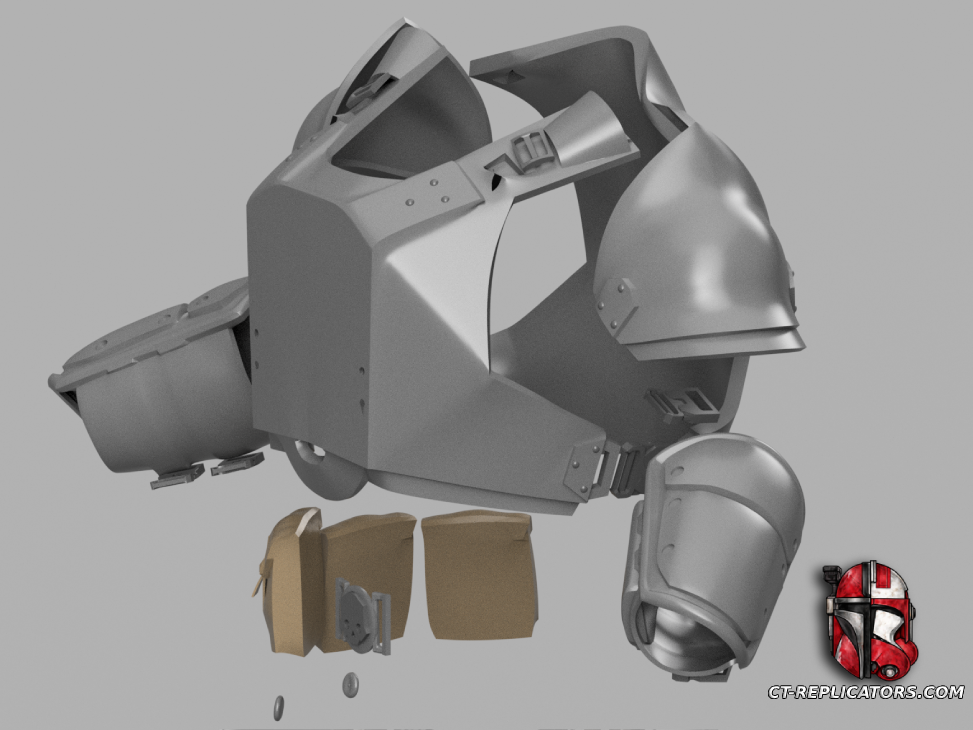 STL 3D Print FIles Helldivers 2 - CPG-48 Sapper Armor Cosplay 1:1 Replica