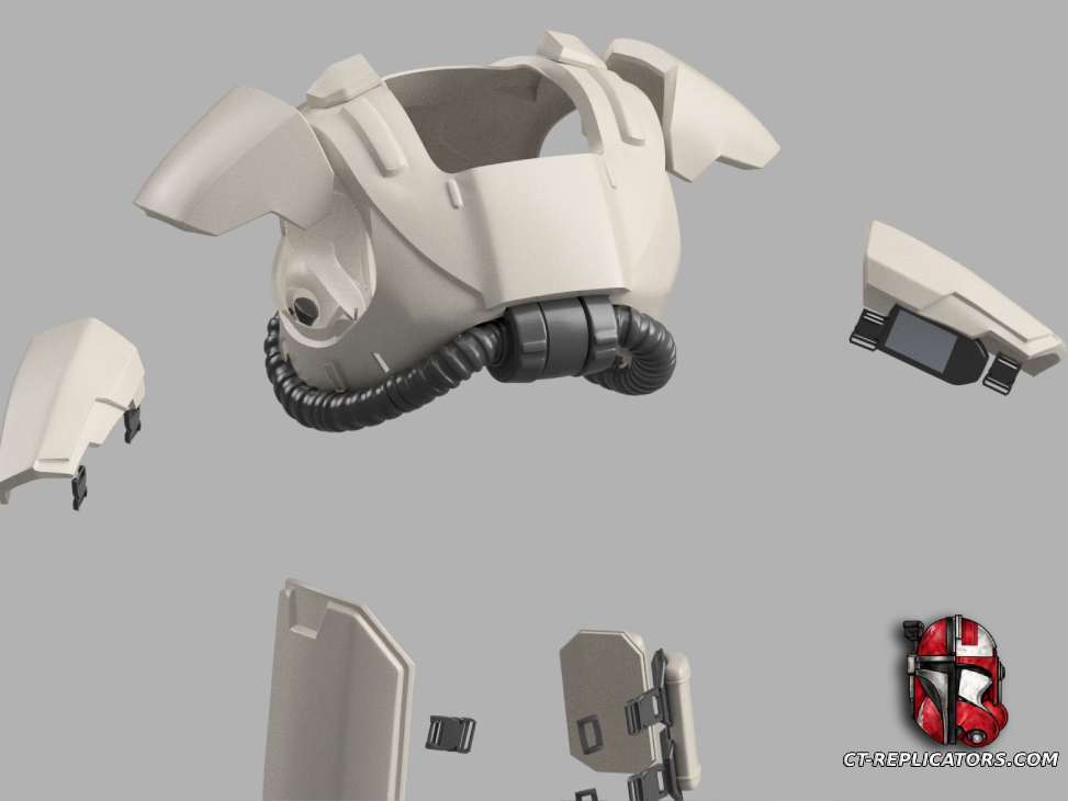 Helldivers 2 CM-09 Bonesnapper Armor Diy KIT Cosplay 1:1 scale
