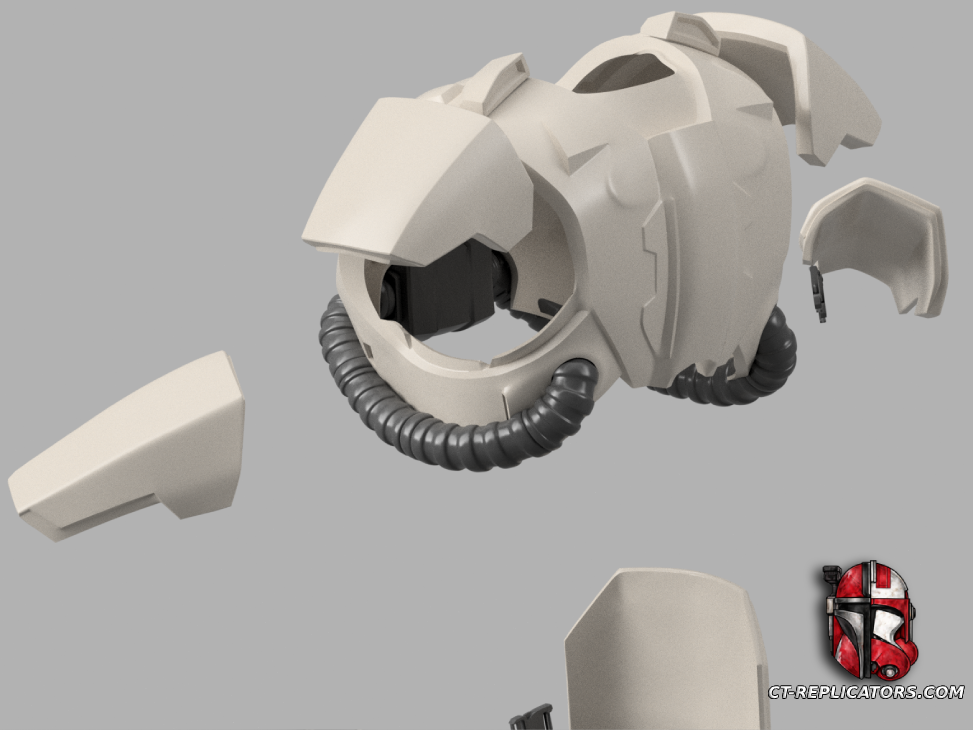 Helldivers 2 CM-09 Bonesnapper Armor Diy KIT Cosplay 1:1 scale