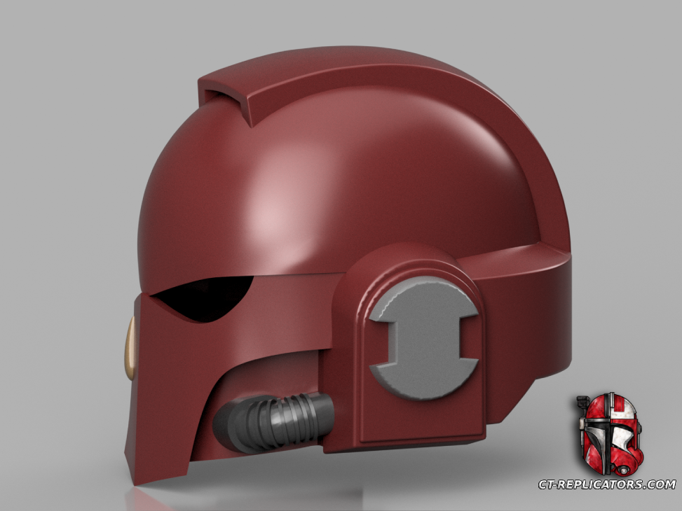 STL 3D Print Files Blood Angels Kepharel-Pattern Mark IV Variant Helmet 1:1 Cosplay Replica