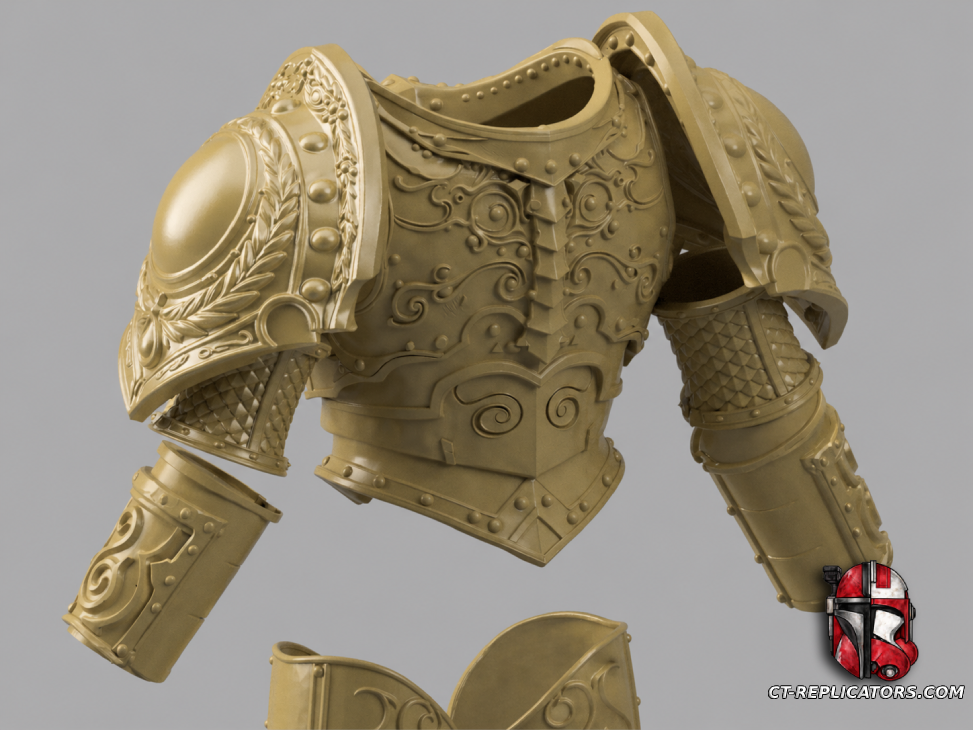 STL 3D Print FIles Blood Angels Sanguinius Primarch Space Marine Armor 1:1 Cosplay Replica