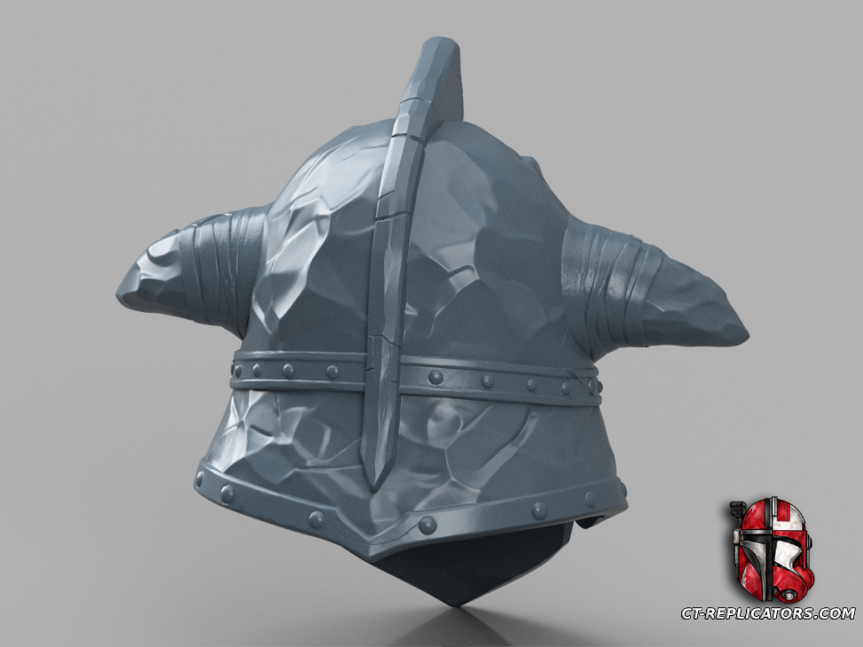 Stalhrim Fur Helmet Elder Scrolls Skyrim 1:1 Cosplay Replica