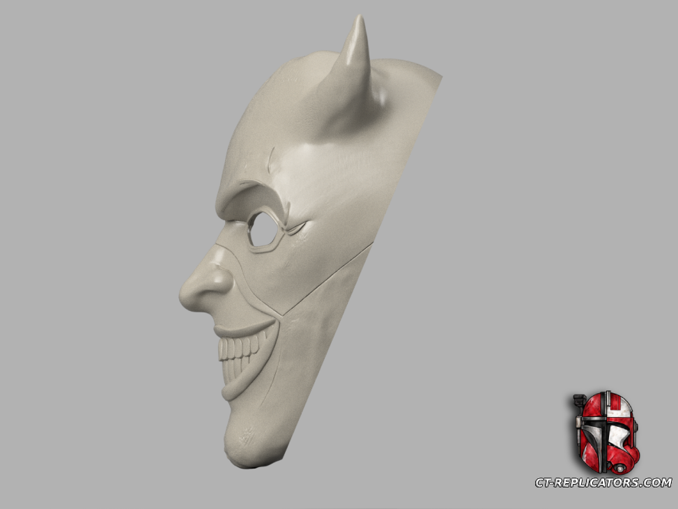 STL 3D Print Files The Grabber Mask from The Black Phone 1:1 Cosplay Replica