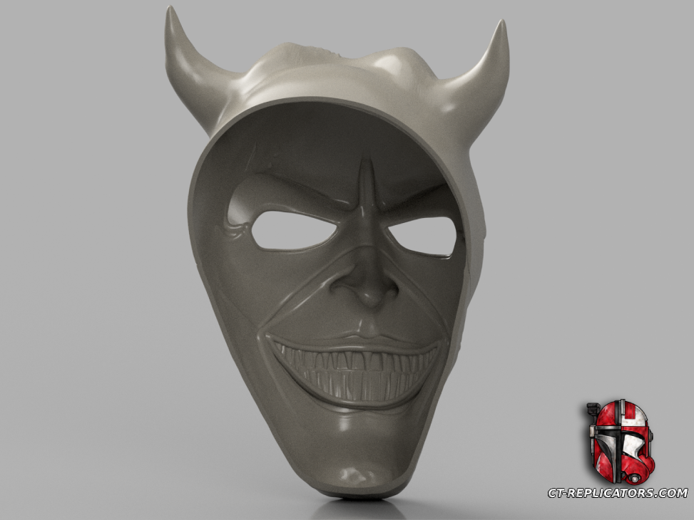 STL 3D Print Files The Grabber Mask from The Black Phone 1:1 Cosplay Replica