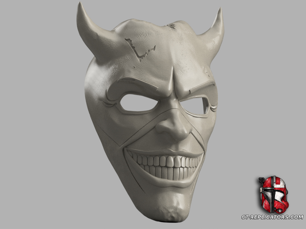 STL 3D Print Files The Grabber Mask from The Black Phone 1:1 Cosplay Replica