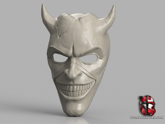 STL 3D Print Files The Grabber Mask from The Black Phone 1:1 Cosplay Replica