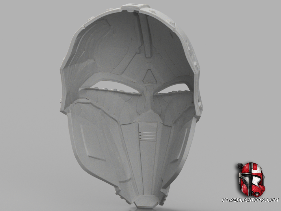 STL 3D Print Files Sith Acolyte Mask Star Wars 1:1 Cosplay Replica