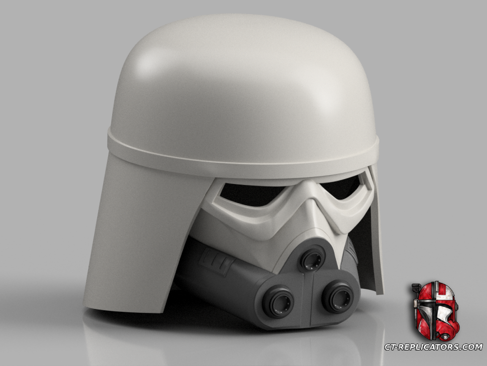 The Mandalorian and Grogu - Snowtrooper Helmet - Cosplay 1:1 Replica