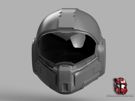 STL 3D Print Files Helldivers 2 - O-3 Free Spirit Helmet Cosplay 1:1 Replica