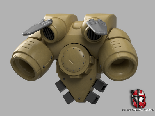STL 3D Print FIles Space Marine 2 Jump pack 1:1 Cosplay Replica