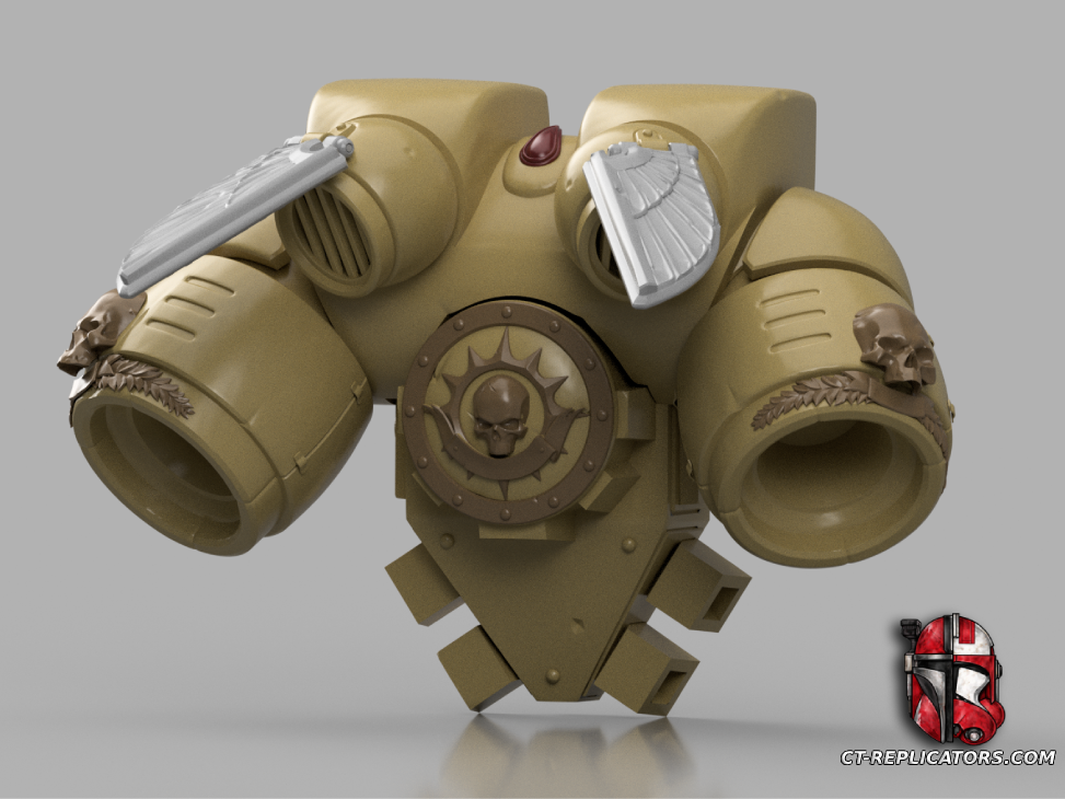 STL 3D Print FIles Blood Angels Space Marine 2 Jump pack 1:1 Cosplay Replica