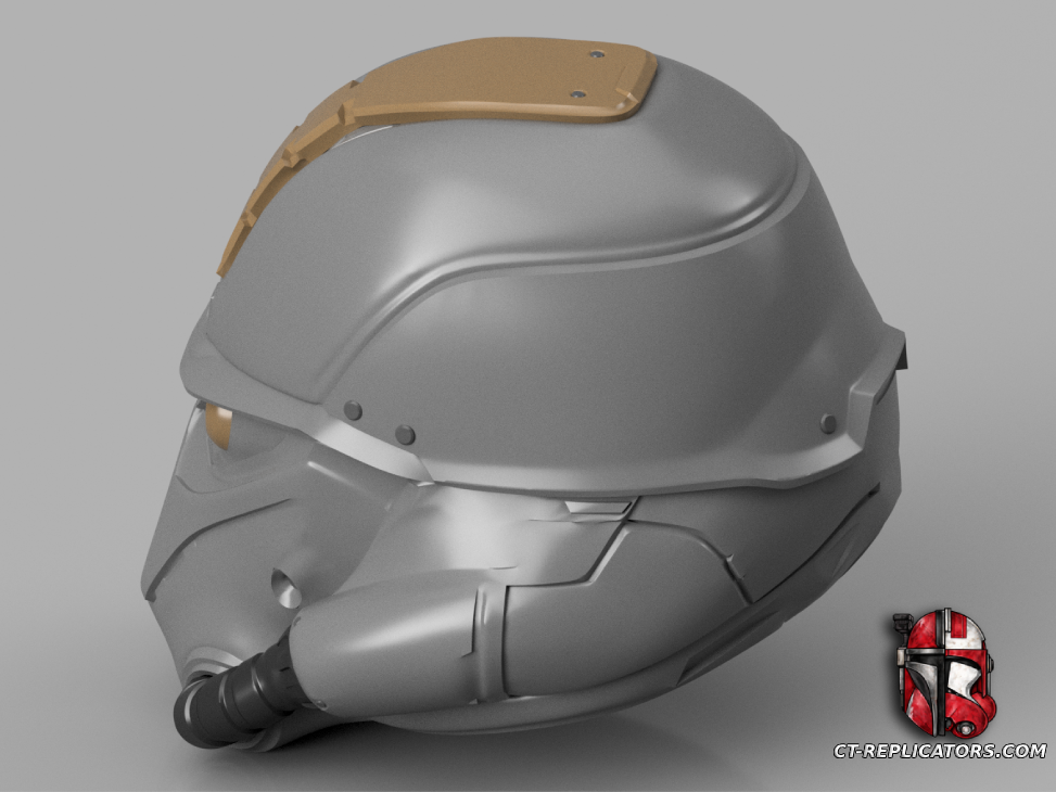 Helldivers 2 - O-44 Bonded Pilot Helmet Cosplay 1:1 Replica