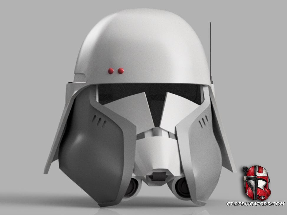 Clone Commander Bacara Phase 2 TCW Animated Bad Batch Helmet 1:1 Star Wars Cosplay
