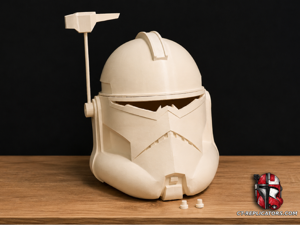 Commander Wolf Wolffe Season 4-7 Animated Clone Trooper Helmet TCW Phase 2 Star Wars Cosplay