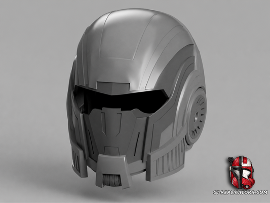 STL 3D Print FIles Mass Effect 3 N7 Helmet 1:1 Cospay Replica